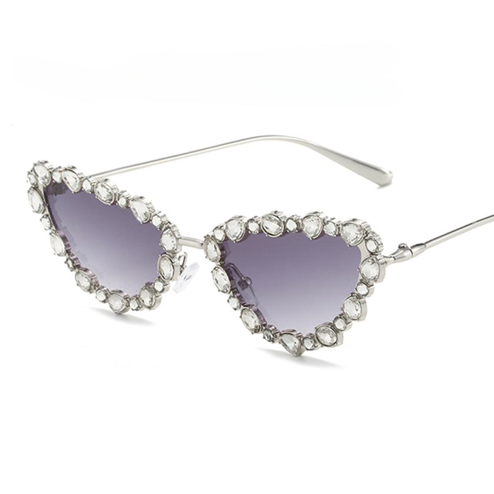 Wholesale Diamond Small Frame PC Sunglasses